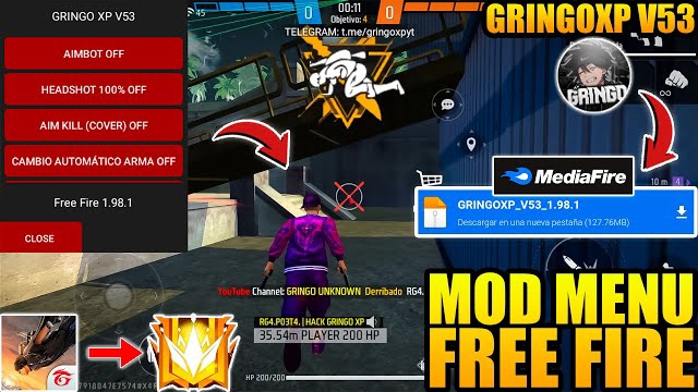 Los Mejores Mod Menu Para Free Fire Con Zurdotrix 1 de 5